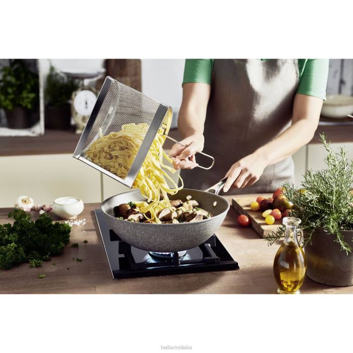 ancona 8,5 qt asparagi/pentola per pasta, acciaio inossidabile 18/10 pentole BALLARINI 6DBP66