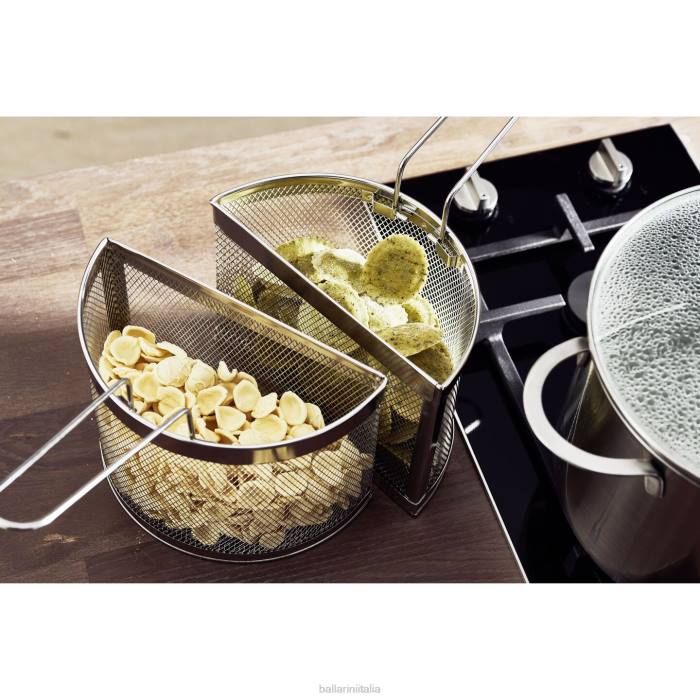ancona 8,5 qt asparagi/pentola per pasta, acciaio inossidabile 18/10 pentole BALLARINI 6DBP66