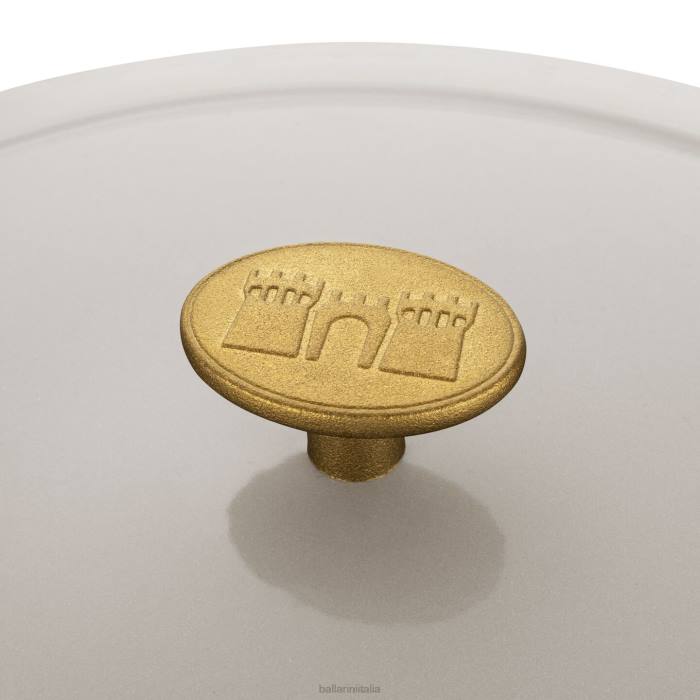 bellamonte 4,75 qt, ovale, cocotte, bianco-avorio pentole BALLARINI 6DBP52