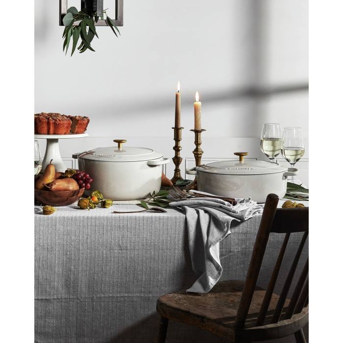 bellamonte 5,75 qt, rotondo, cocotte, bianco avorio pentole BALLARINI 6DBP29