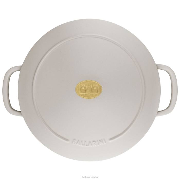 bellamonte 5,75 qt, rotondo, cocotte, bianco avorio pentole BALLARINI 6DBP29