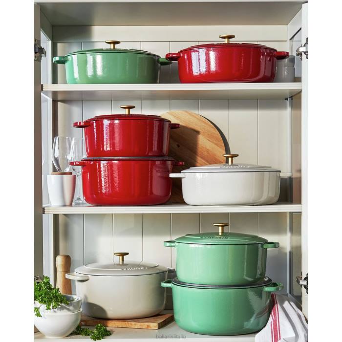 bellamonte 7,5 qt, rotondo, cocotte, bianco-avorio pentole BALLARINI 6DBP11