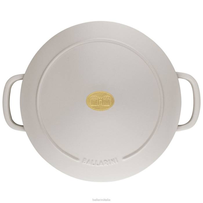 bellamonte 7,5 qt, rotondo, cocotte, bianco-avorio pentole BALLARINI 6DBP11