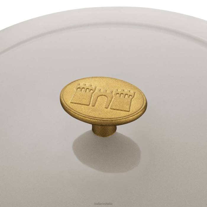 bellamonte 7,5 qt, rotondo, cocotte, bianco-avorio pentole BALLARINI 6DBP11