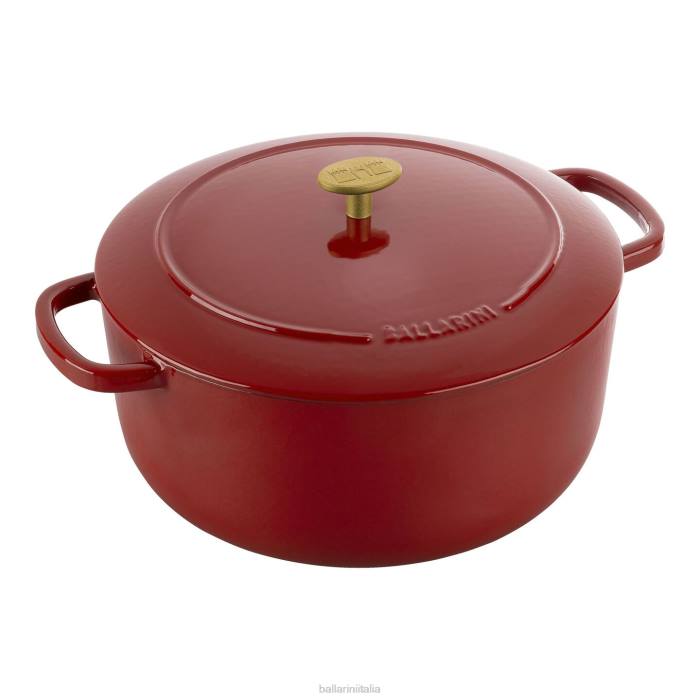 bellamonte 7,5 qt, rotondo, cocotte, rosso pentole BALLARINI 6DBP12