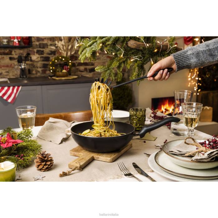 cooking\'italy set da 2 padelle per pasta salta pentole BALLARINI 6DBP17