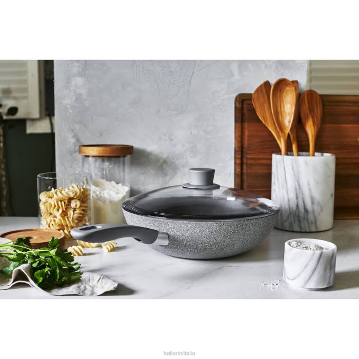 parma plus padella antiaderente in alluminio da 11 pollici con coperchio pentole BALLARINI 6DBP21