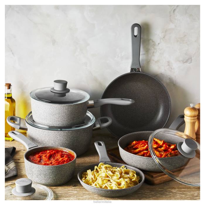 parma plus set di pentole antiaderenti in alluminio da 10 pezzi pentole BALLARINI 6DBP5