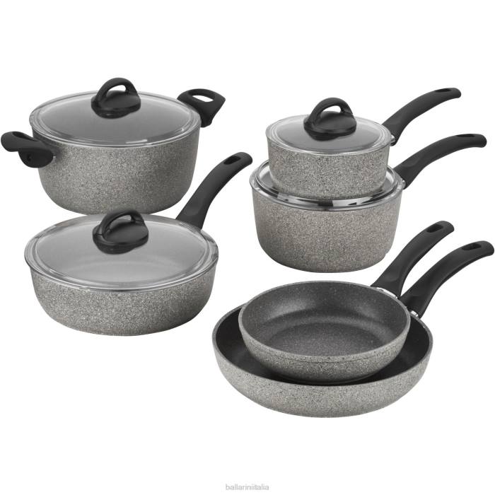 parma set pentole e padelle antiaderenti da 10 pz pentole BALLARINI 6DBP8